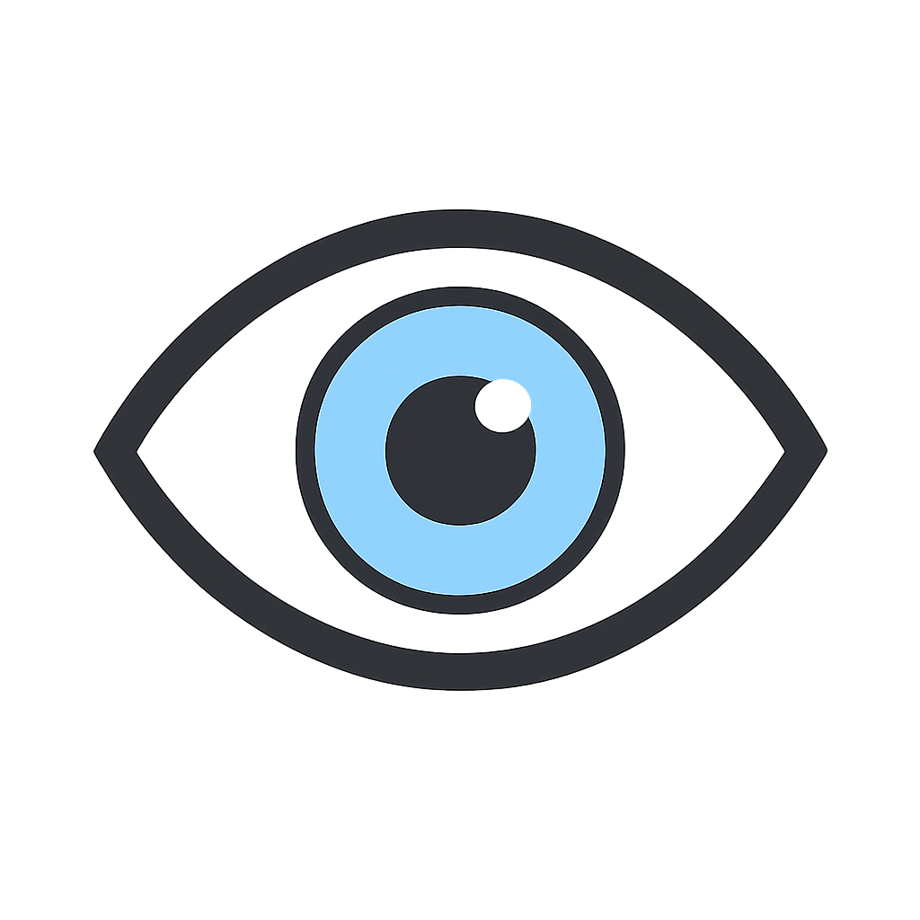 Symbolgrafik Auge für Augentraining